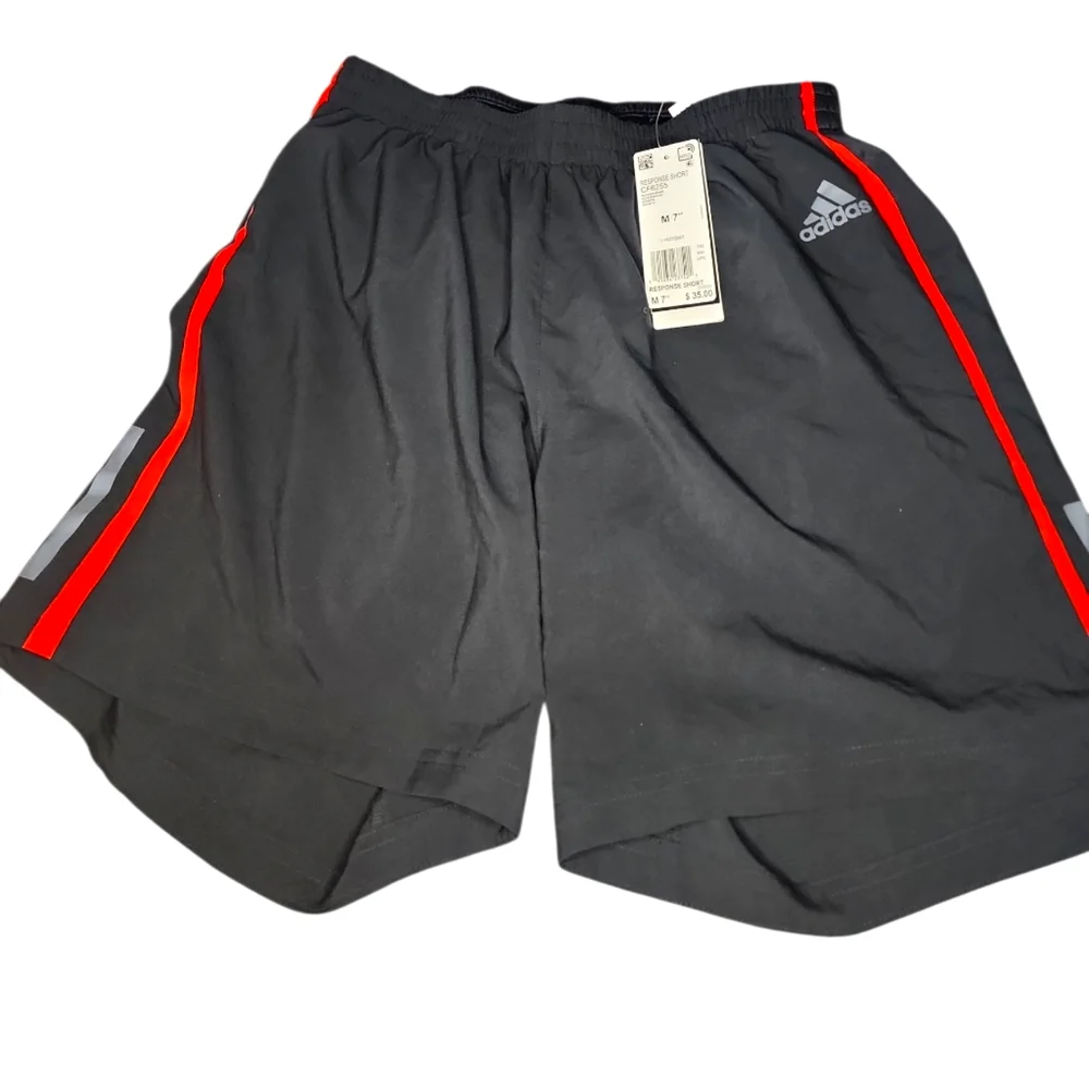 Adidas Climacool Men's Black and Red Athletic Shorts Size Medium 7